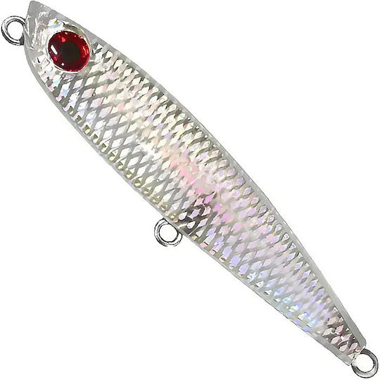 Soul Lures 80S Τεχνητό Δόλωμα Ψαράκι (Minnow) Φωσφοριζέ 16gr 08 Phantom Scale