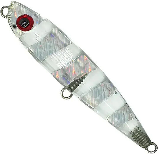 Soul Lures 80S Τεχνητό Δόλωμα Ψαράκι (Minnow) Φωσφοριζέ 16gr 08 Phantom Scale