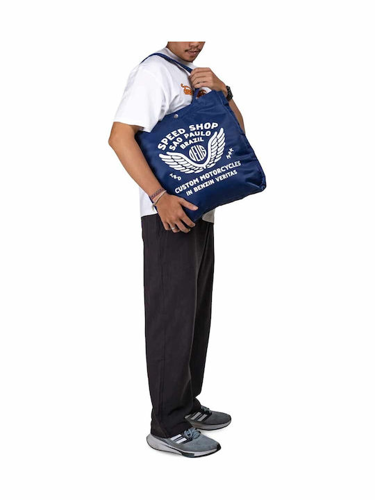 Deus Ex Machina Munificence Tote Τσάντα Μπλέ D261mbg343 Deus Ex Machina Munificence Tote Τσάντα Μπλέ D261mbg343
