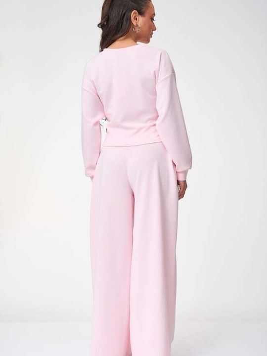 Damen Jogginghosen Rosa Set