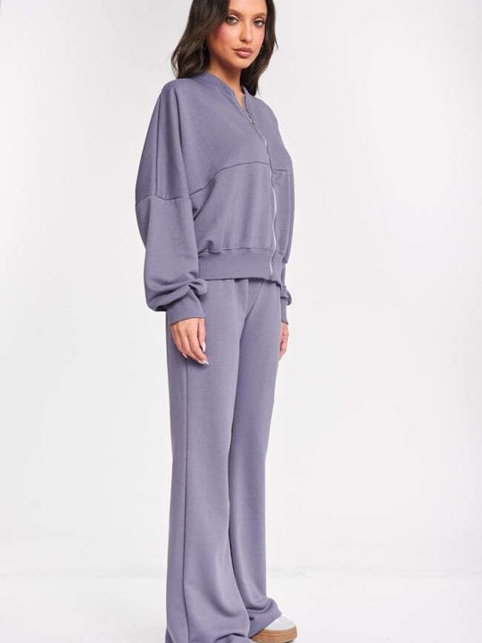 Gray Women's Sweatpants Set