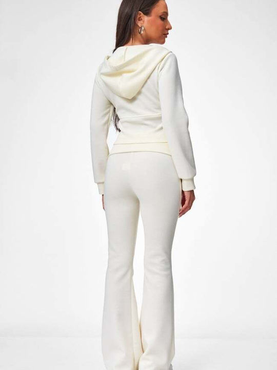 Women's Sweatpants Ecru Set
