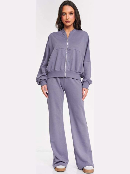 Gray Women's Sweatpants Set