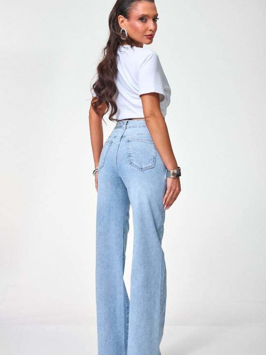 Women's Jean Pants in Wide Leg Style