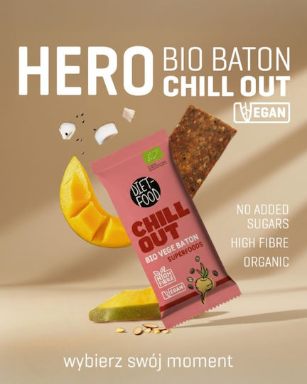 Diet-Food Chill Out Μπάρα Πρωτεΐνης με Γεύση Chill Out 35gr