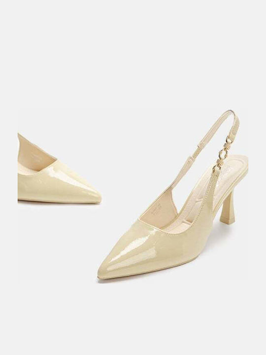 Pumps Aus Gelb Lackleder
