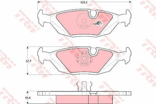 Trw Gdb299 Brake Pad Set Disc Brake