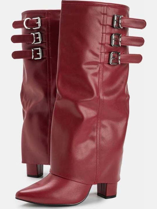 Cizme Dama Burgundy