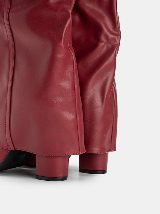 Cizme Dama Burgundy