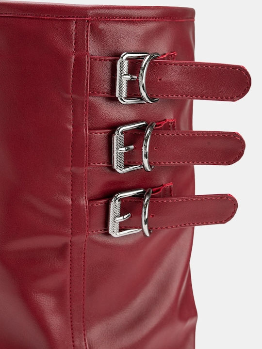 Cizme Dama Burgundy