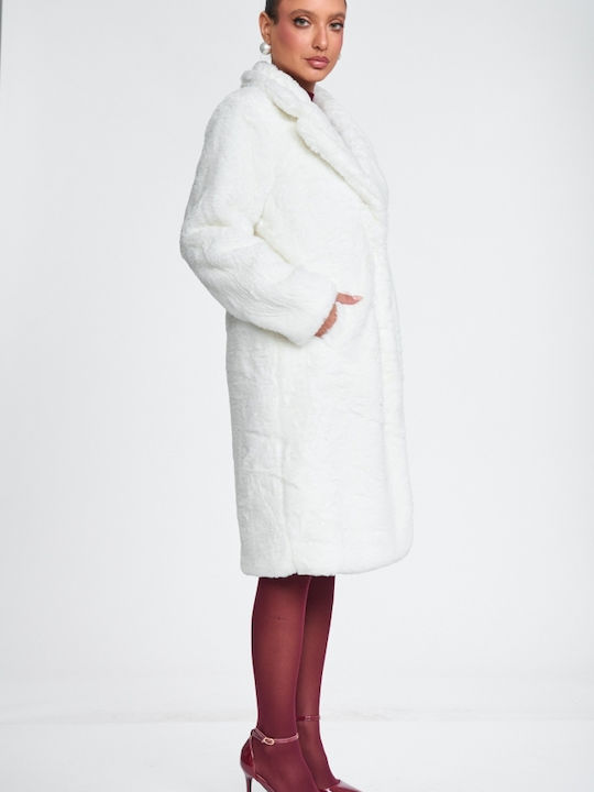 Long Women's Fur White