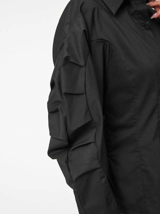 Long Sleeve Women's Shirt Black