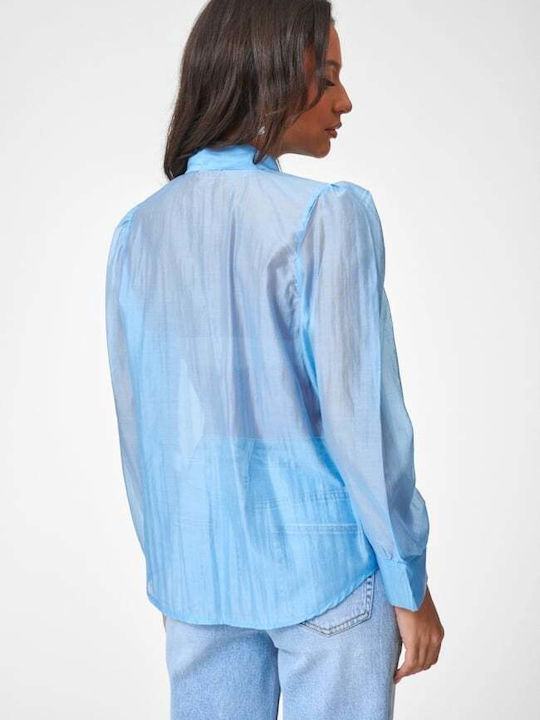 Long Sleeve Women's Shirt Blue
