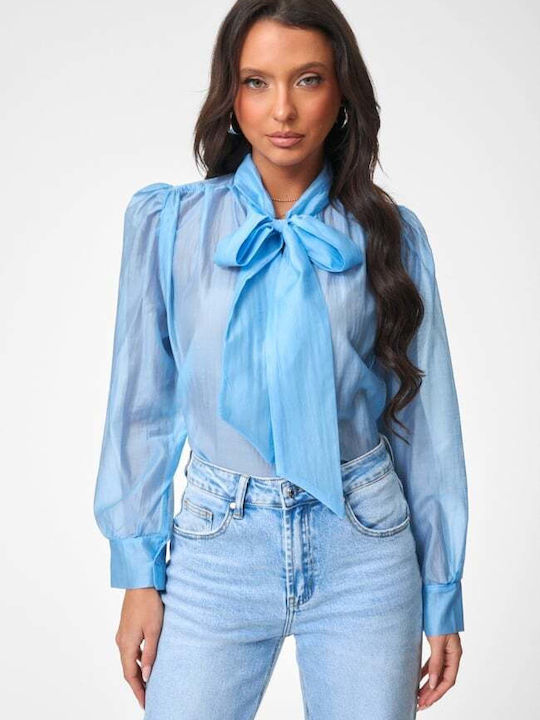 Long Sleeve Women's Shirt Blue