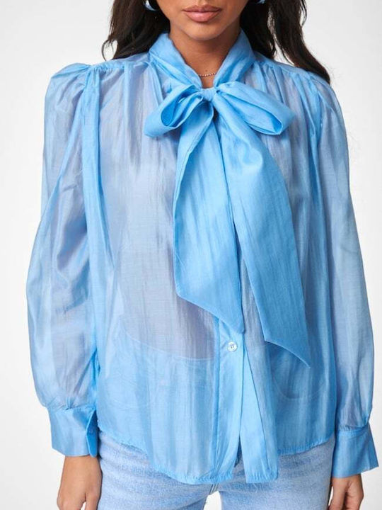 Long Sleeve Women's Shirt Blue