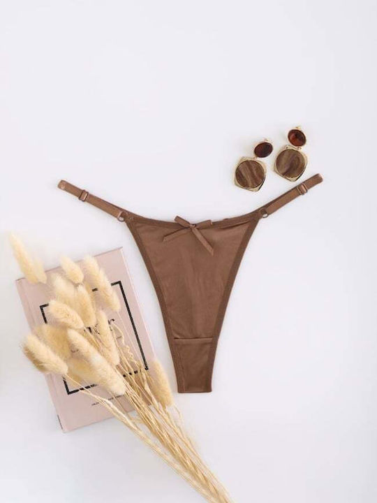 Damen-Slip Braun