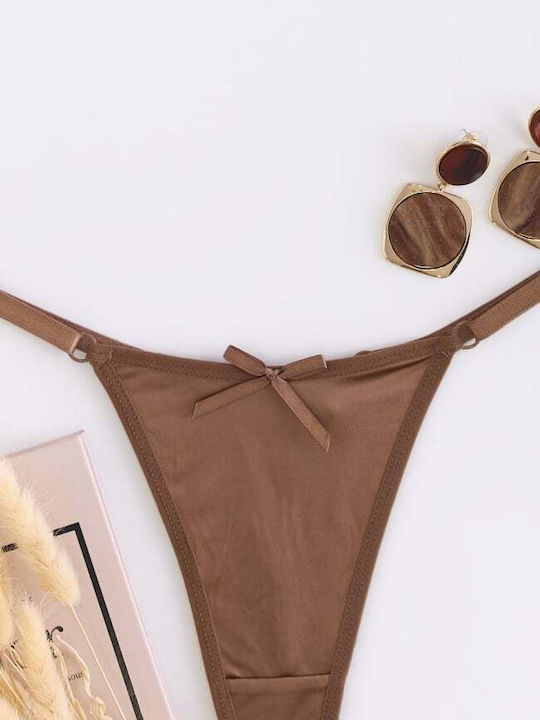Damen-Slip Braun