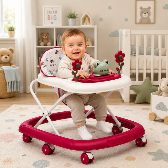 ForAll Baby Walker for 6+ Months Fuchsia