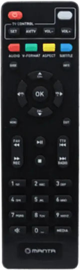 Manta DVBT025PRO Ψηφιακός Δέκτης Mpeg-4 Σύνδεσεις SCART / HDMI / USB