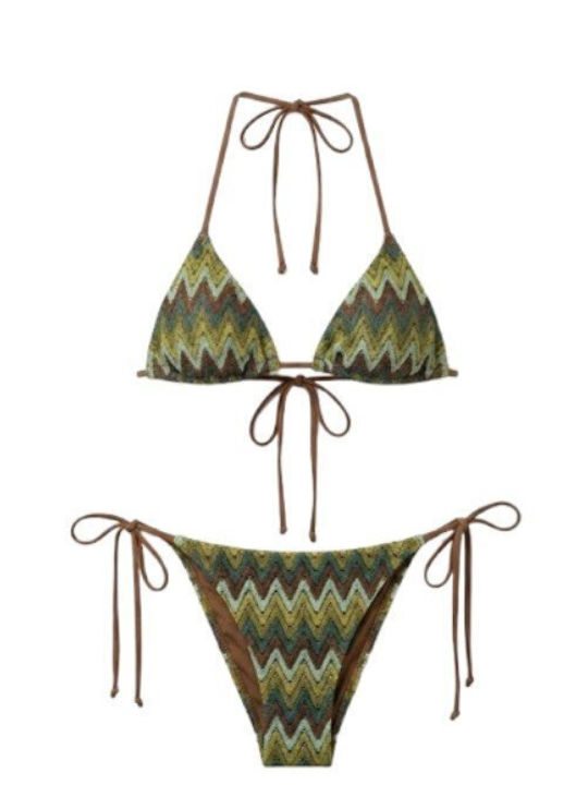 Set Bikini Multicolor S126330-Verde