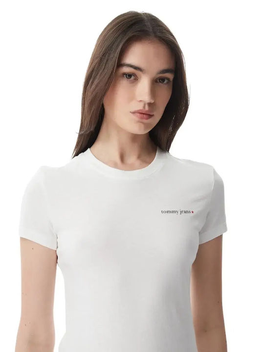Дамска Crop Тениска Бяла