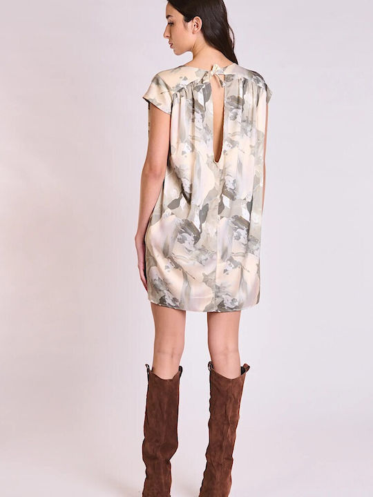 Summer Mini Dress Beige