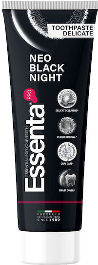 Essenta Pro Toothpaste with Activated Carbon and Fluoride Free for Whitening and Plaque 75ml