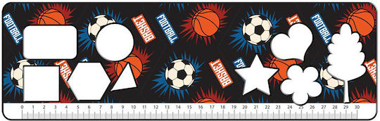 Must Team Drawing Pad Gamer Sports 23x33 Cm 40 Sheets Stickers & Stencils 2 Designs 1 Piece