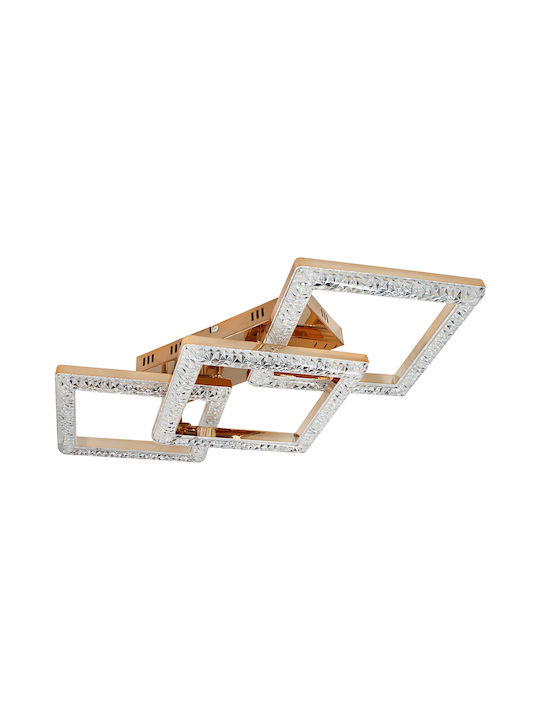 Keskor Keskor Deckenleuchte 75cm Gold mit Integrierte LED