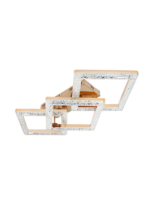 Keskor Keskor Deckenleuchte 75cm Gold mit Integrierte LED