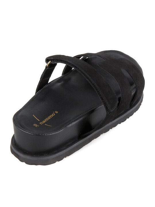 Women's Flat Sandals Flatforms Black