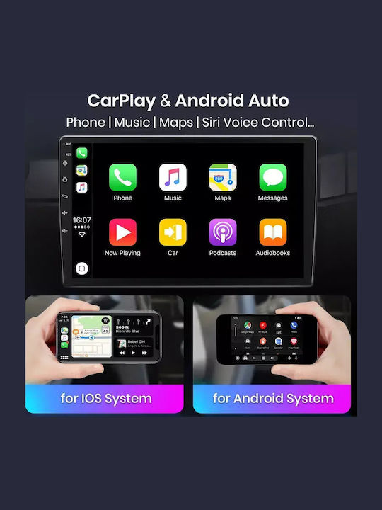 Car Audio System for Mitsubishi L200 2006-2015 Bluetooth USB WiFi GPS Apple CarPlay Android Auto with 9" Touch Screen