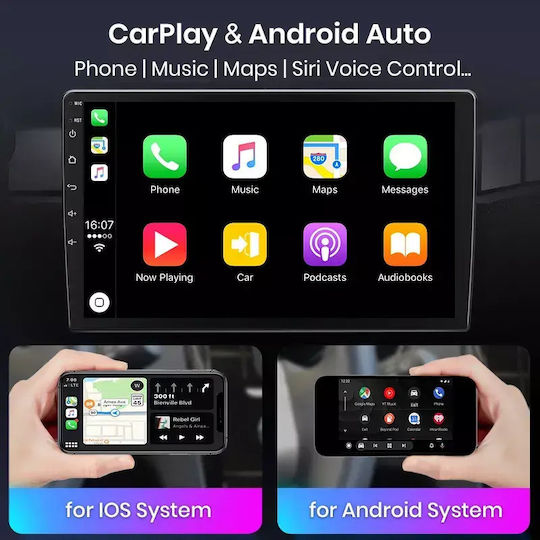 Car Audio System for Mitsubishi L200 2006-2015 Bluetooth USB WiFi GPS Apple CarPlay Android Auto with 9" Touch Screen