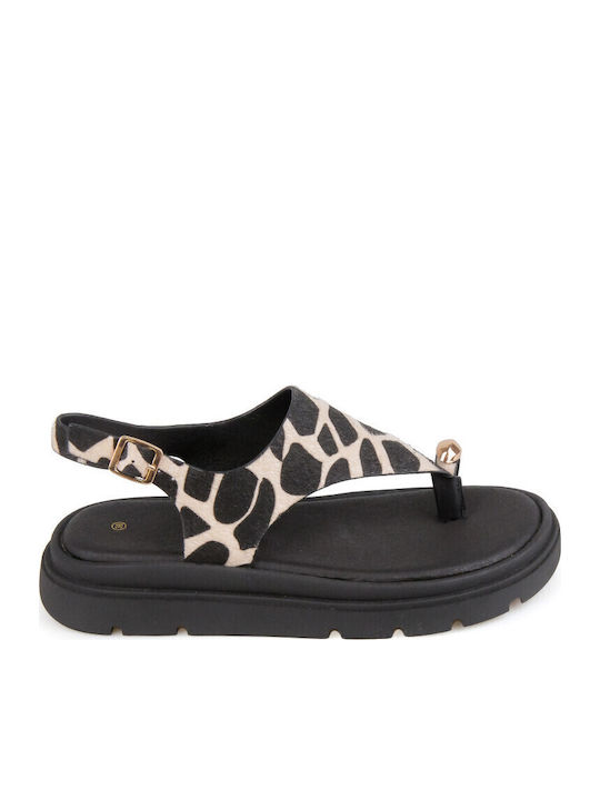 Γυναικεία Σανδάλια Flatforms Μαύρα