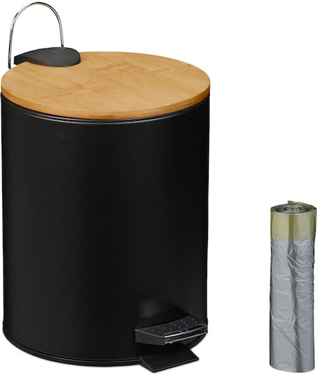 Relaxdays Bamboo Καλαθάκι Μπάνιου 5lt