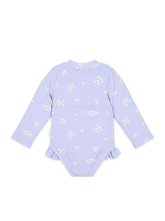 Little Dutch Παιδικό Μαγιό Ολόσωμο με Μακρύ Μανίκι Dreamy Lavender