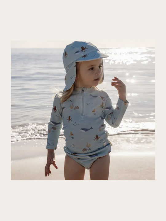 Little Dutch Παιδικό Μαγιό Μπλούζα με Μακρύ Μανίκι Ocean Friends