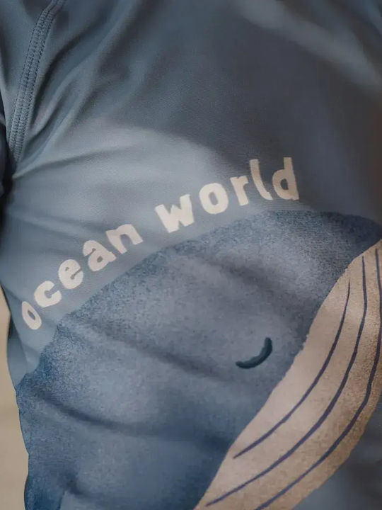 Little Dutch Παιδικό Μαγιό Μπλούζα με Μακρύ Μανίκι Ocean Blue