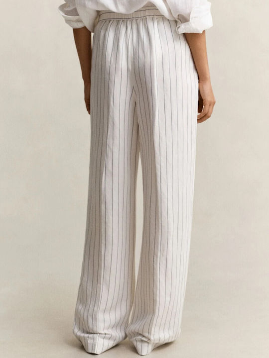 Women's Linen Trousers White