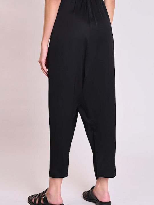 Pants Γυναικείο Υφασμάτινο Παντελόνι Μαύρο