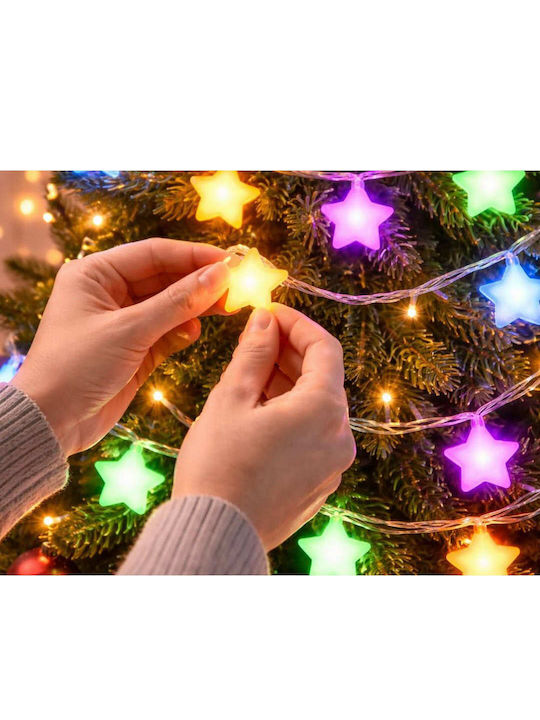 Verk Group Smart Garland Lights LED 7.5m with 50 RGB Lamps