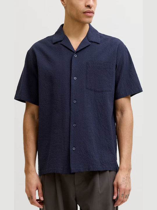 Jack & Jones Short Sleeve Shirt Night Sky