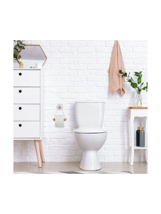 Relaxdays Holz Papierhalter Beige 4052025433284