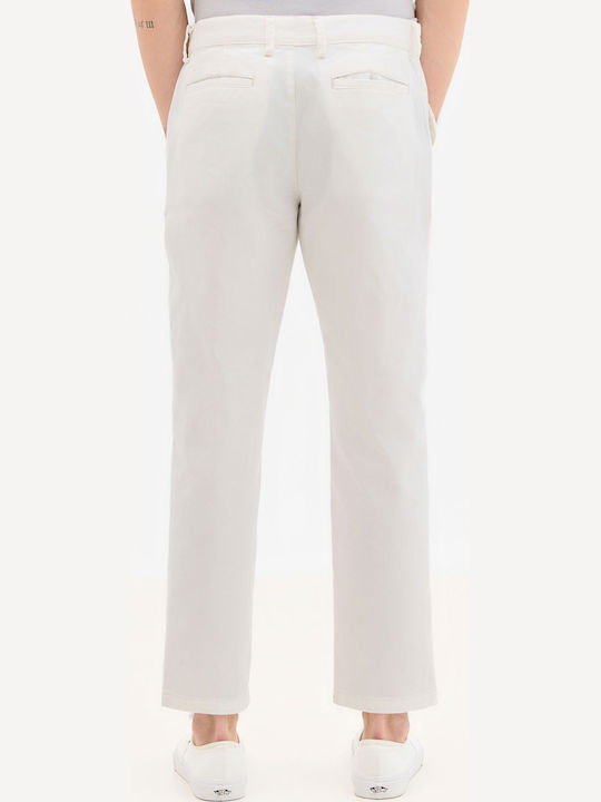 Trousers In Regular Fit White