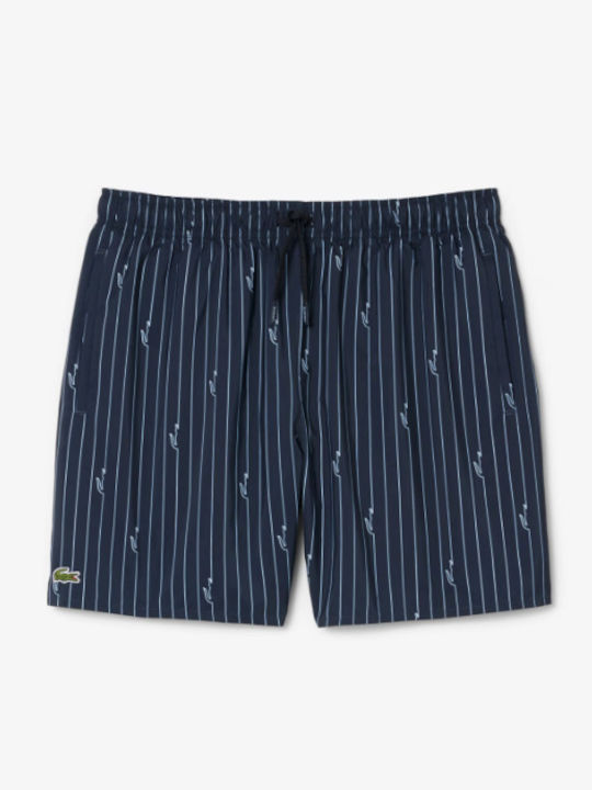 Men's Swim Shorts Black with Stripes