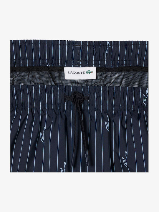 Men's Swim Shorts Black with Stripes