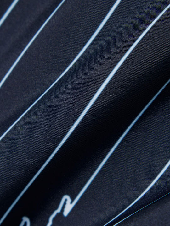 Men's Swim Shorts Black with Stripes