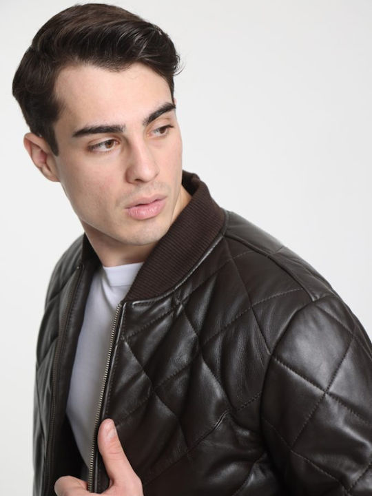 Leather Jacket Brown