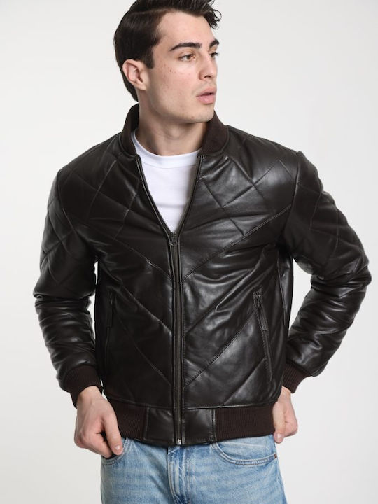 Leather Jacket Brown