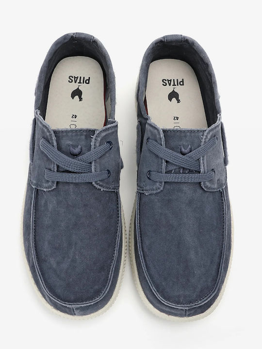 Men's Boat Shoes In Blue Colour Relaxed Fit